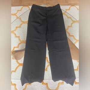 LOFT Elegant Black Polka Dot Trousers